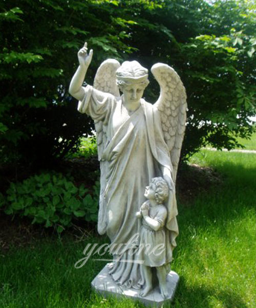 Guardian Angel Child's Prayer Garden Statue for garden