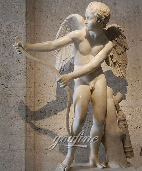 Indoor Cupid angel statue