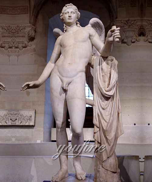 Life size Eros borghese angle statue for decor,