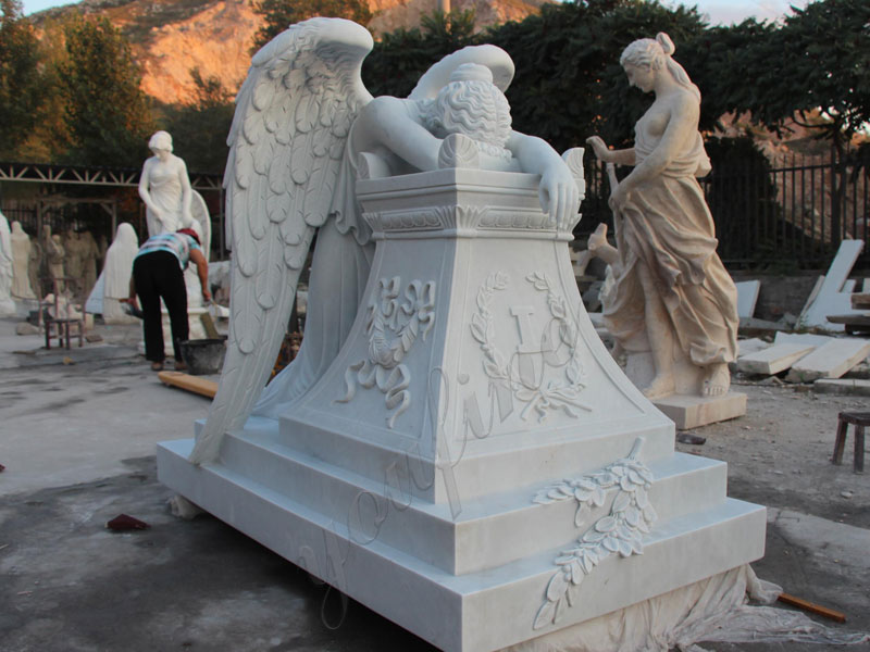 Stone-weeping-angel-cemetery-monuments-angel-headstone-tombstone-design-for-sale
