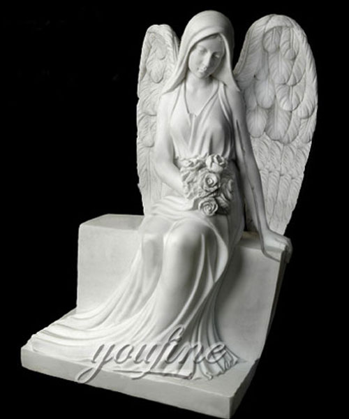 How much are sitting graving angel headstone design for sale