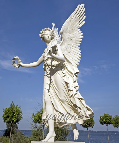 large angel statues Marble Statues for decoration