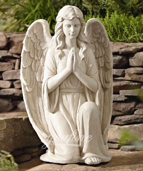 praying angel garden statue